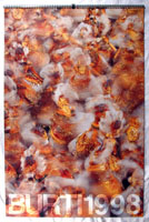 Gráficos Burti:<br />Wall calendar,<br />with image of "Bahianas" dancing during Carnival.