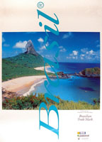 Embratur:<br />Poster promoting the<br />Fernando de Noronha archipelago, Brazil.