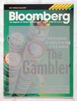 Bloomberg Magazine:<br />Article about the<br />Brazilian economist Daniel Gleizer.