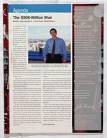 Bloomberg Magazine:<br />Article about the<br />Brazilian economist Daniel Gleizer.
