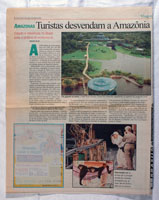 Zero Hora Newspaper:<br />Article about the Amazon.