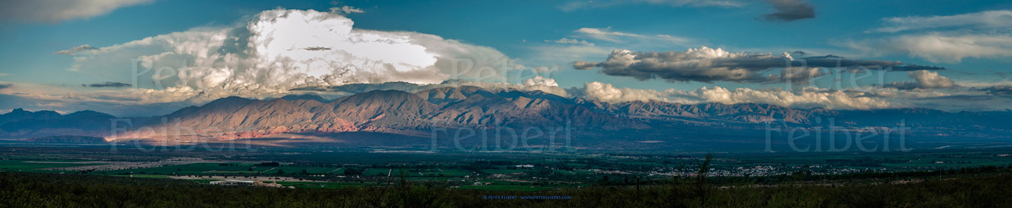 Environs of the town of Cafayate, Calchaquí valley, Salta, Argentina.