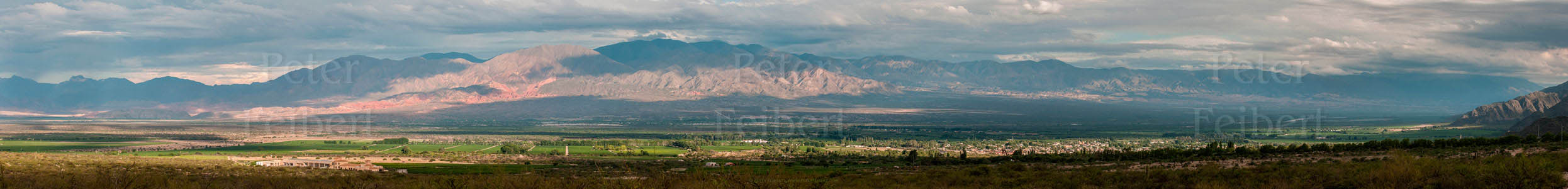 Environs of the town of Cafayate, Calchaquí valley, Salta, Argentina.