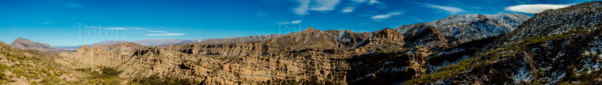 The Quebrada de Indalecio, province of Catamarca, Argentina.