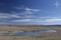 Laguna en el Altiplano (Puna) de la provincia de Jujuy, Argentina