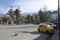 The main square of Cafayate, Salta, Argentina