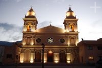 The cathedral of Cafayate, province of Salta, Argentina
