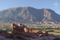 La formación rocosa llamada Los Colorados, valle Calchaquí, provincia de Salta, Argentina
