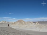 Paisaje volcánico, en el Altiplano de Catamarca, Argentina