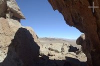 Roca piroclástica, alrededores del volcán Galán, Altiplano de Catamarca, Argentina