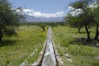 Canal de riego, Cafayate, provincia de Salta, Argentina