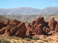 Formaciónes rocosas llamadas de Las Señoritas, Jujuy, Argentina