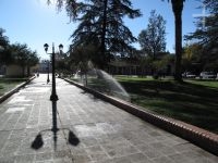 The main square of Cafayate, Salta, Argentina