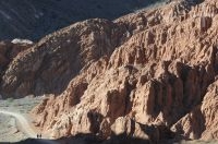 El área conocido como Los Colorados, cerca de la ciudad de Purmamarca, provincia de Jujuy, Argentina