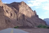Estrada que passa pelo vale conhecido como a 'Quebrada de Cafayate', província de Salta, Argentina