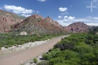El valle conocido como la Quebrada de las Conchas, provincia de Salta, Argentina