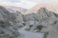 La Quebrada de Flechas, en el valle Calchaquí, provincia de Salta, Argentina