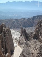 La Quebrada de Flechas, en el valle Calchaquí, provincia de Salta, Argentina