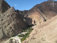 The 'Fiambala' hot springs, province of Catamarca, Argentina