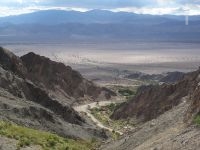 Access to the 'Fiambala' hot springs, province of Catamarca, Argentina