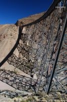 El viaducto ferroviario La Polvorilla (Tren a las Nubes), cerca de San Antonio de los Cobres, Salta, en el Altiplano andino, Argentina