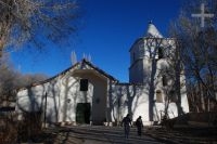 Iglesia del pueblo de Yavi, provincia de Jujuy, en el Altiplano (Puna) andino, Argentina