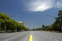 The Libertador avenue, Buenos Aires, Argentina