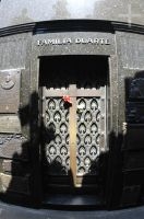 Eva Peron's tomb in the Recoleta cemetary, Buenos Aires, Argentina