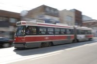 Tranvía operado por la 'Toronto Transit Commission' (TTC), Toronto, Ontario, Canadá