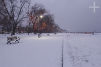 La playa de Toronto ('The Beaches'), invierno, Ontario, Canadá