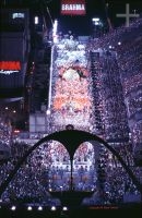 Desfile de carnaval en el Sambódromo de Rio de Janeiro, Brasil