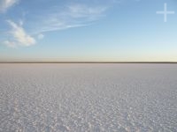 The Atacama Salar (salt flat), in the Atacama Desert, Chile