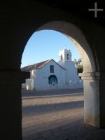 La iglesia de San Pedro de Atacama (Desierto de Atacama), Chile