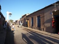 A cidade de San Pedro de Atacama (Deserto de Atacama), Chile