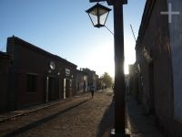 A cidade de San Pedro de Atacama (Deserto de Atacama), Chile