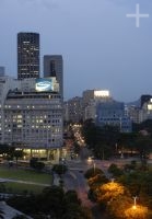 Downtown Rio de Janeiro, Brazil, at night