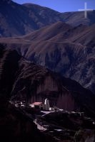 The village of Iruya, province of Salta, Argentina, the Andes Cordillera