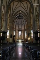 Inside the São Pedro de Alcântara Cathedral, Petropolis, RJ, Brazil