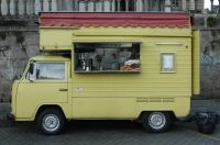 Vendedor ambulante, carro-lanchonete, Petrópolis, RJ