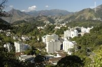 Partial view of Petropolis, RJ, Brazil