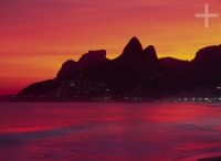 Sunset in Ipanema, Rio de Janeiro, Brazil