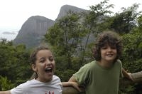 Isadora and Thomas Feibert, twins, Rio de Janeiro, Brazil