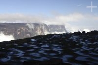 Silhouettes on Mount Roraima, Gran Sabana, south of Venezuela.