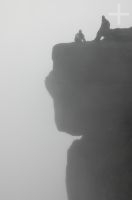 Silhuetas no Monte Roraima, Gran Sabana, sul da Venezuela.
