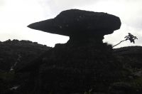 Rocas en el Monte Roraima, Gran Sabana, sur de la Venezuela.