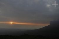 Atardecer en el Monte Roraima, Gran Sabana, sur de la Venezuela.