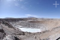 La mina a cielo abierto de boratos Tincalayo, provincia de Salta, Argentina