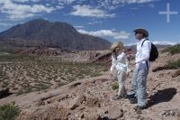 Cris Dornelles and Victor Saldanha, in the valley called 'Quebrada de Cafayate', province of Salta, Argentina