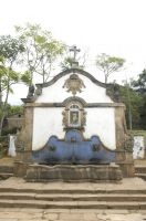 La fuente, Tiradentes, estado de Minas Gerais, Brasil