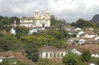 La iglesia Matriz de Santo Antônio, Tiradentes, estado de Minas Gerais, Brasil